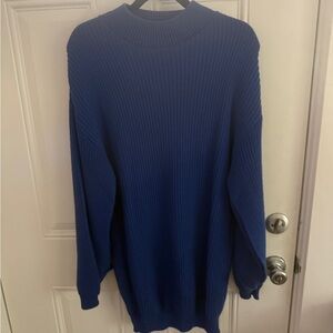 Nasty Gal Women's Blue Long Sleeve Dress